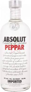 ABSOLUT PEPPAR x 750 cc N