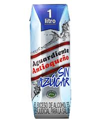 AGUARDIENTE ANTIOQUEÑO SIN AZUCAR x 1000 cc N