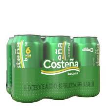 CERVEZA COSTEÑA BACANA LATA x 330 cc SIXPACK