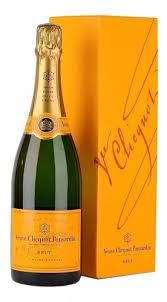 CHAMPAGNE VEUVE CLICQUOT PONSARDIN BRUT x 375 cc N