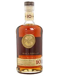 RON BACARDI GRAN RESERVA 10 AÑOS x 750 cc N