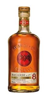 RON BACARDI RESERVA 8 AÑOS x 750 cc N
